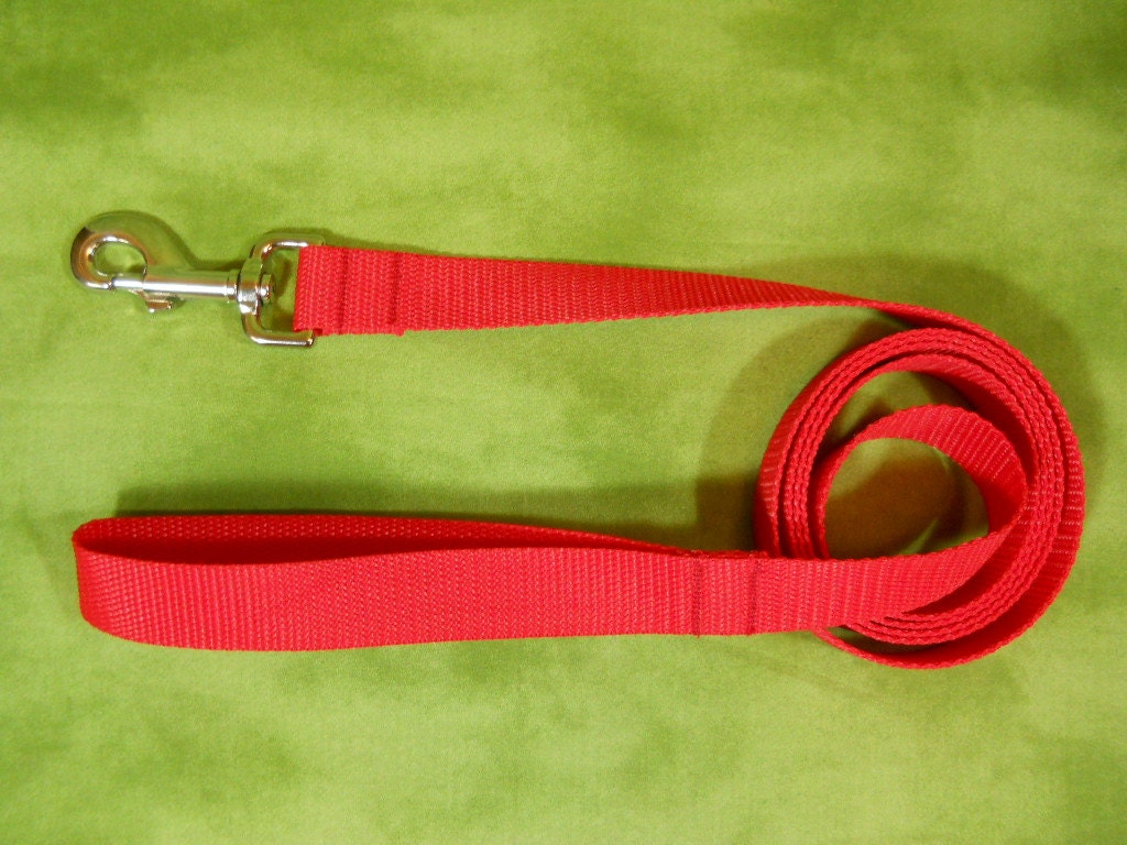 Dog Leash Long Line 1 wide Color and Length Options by alldoggies