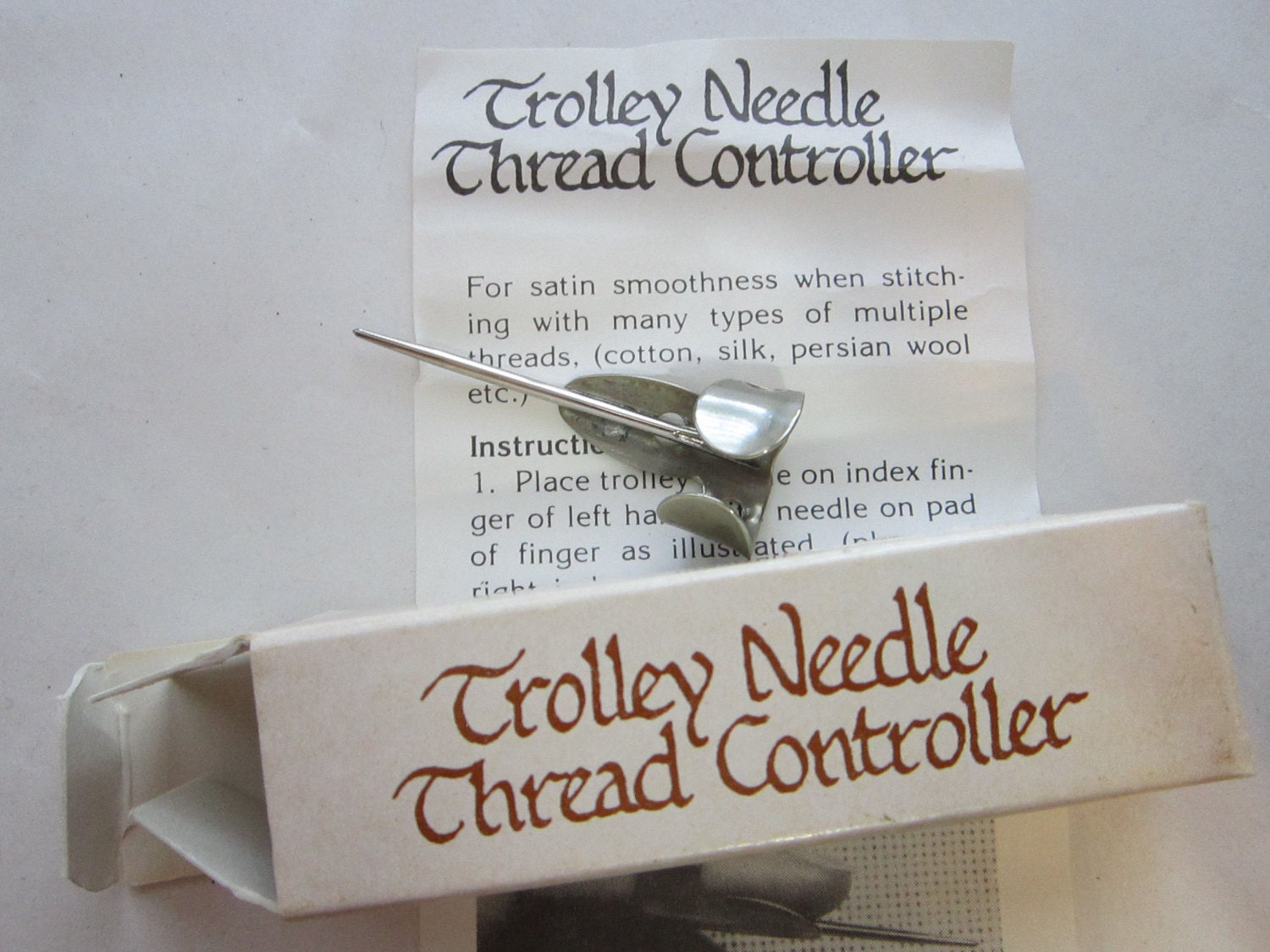 vintage thread controller Trolley Needle circa 1980