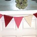 Burlap Bunting - Valentine in Sweetheart LAST ONE