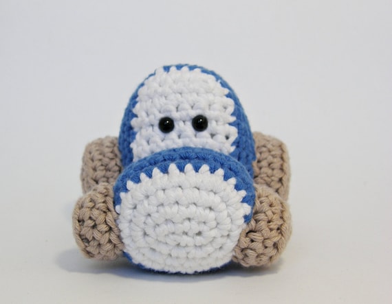 Amigurumi toy tractor crochet pattern pdf tutorial in US English from ByMarik...