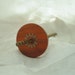 Spiral Hook Drop Spindle Padauk and Walnut laceweight top whorl gear steampunk 16 g