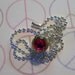 Swarovski Fireball Crystal Bullet Jewelry Pendant Necklace