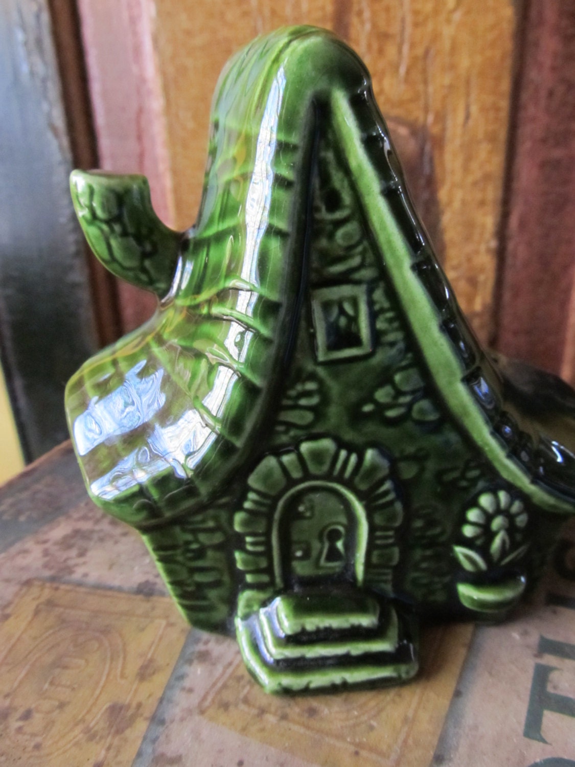 Vintage Gnome House Planter1950's Home Decor