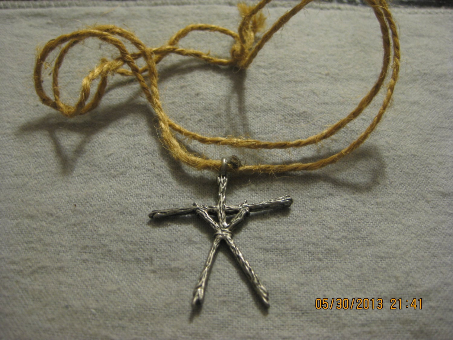 ON SALE The Blair Witch Burning Man Necklace