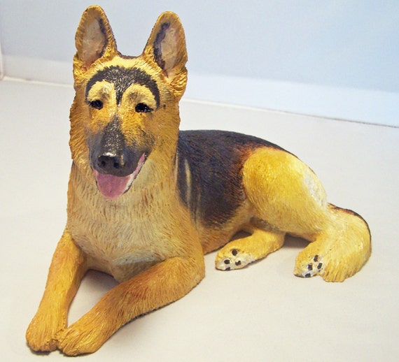 vintage german shepherd figurine