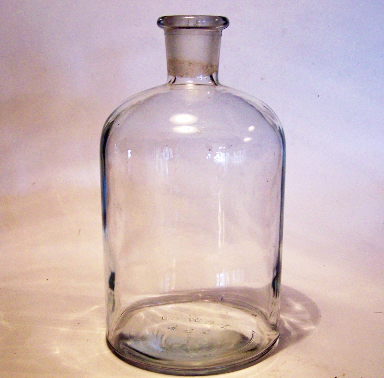 Antique TCW Co. Apothecary Glass Bottle 8 TC by GretelsTreasures