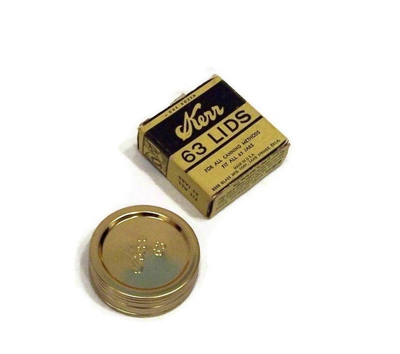 Mason Jar Lids Size 63 Kerr For Small Mouth Canning Jars
