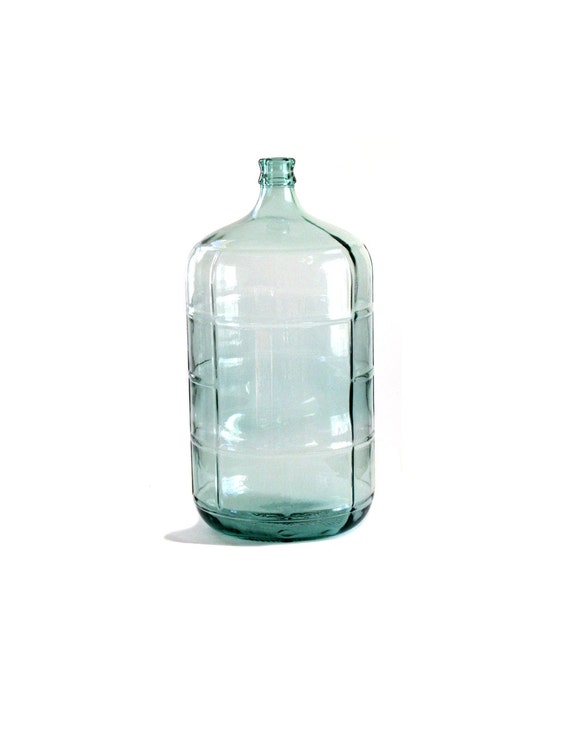 Vintage Italian GLASS 6 Gal Carboy Demijohn Cooler Wine Beer
