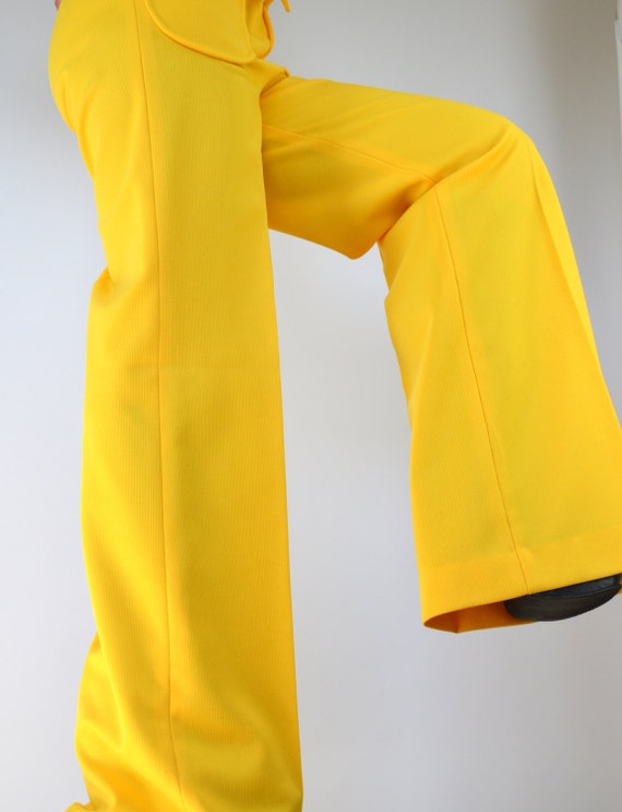 mustard yellow bell bottoms