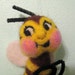 Felted Bumblebee
