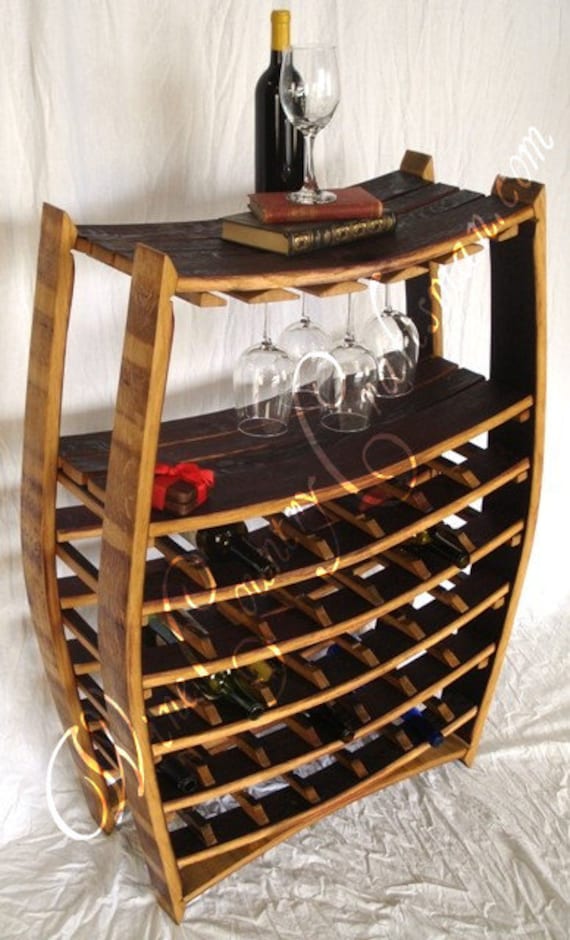 WINE RACK Chablis Large Wine Barrel Rack with