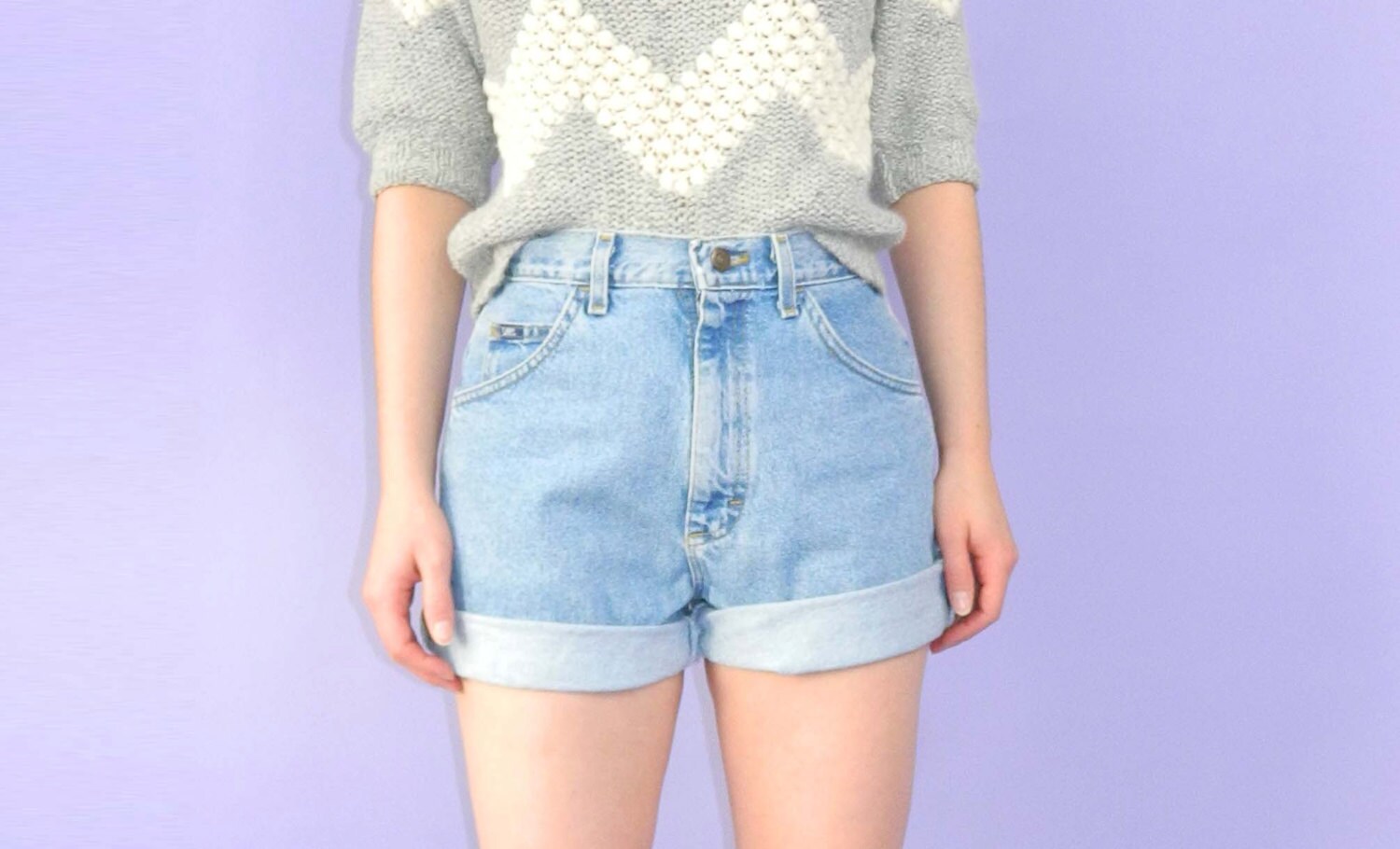 90s Jean Shorts LEE Denim Blue S/M By WearitWellvintage On Etsy