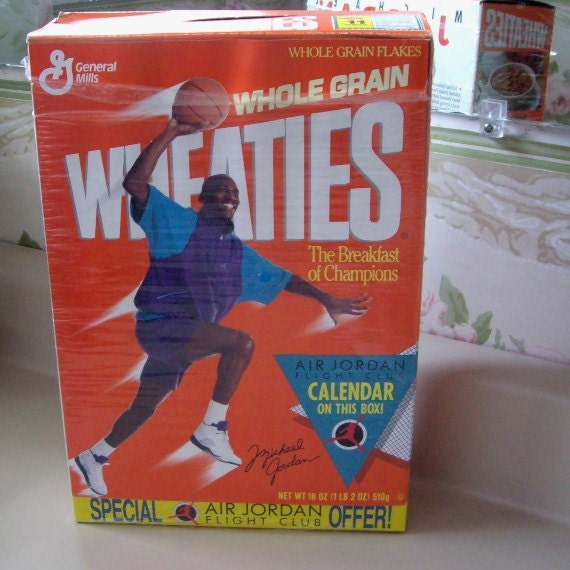 Michael Jordan Wheaties box 1991