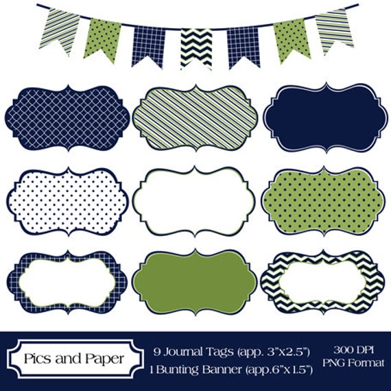 Items similar to Digital Tags for Journaling, labels or gift tags plus