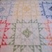 Patchwork Stars Lap Quilt Sofa Throw Vintage Theme