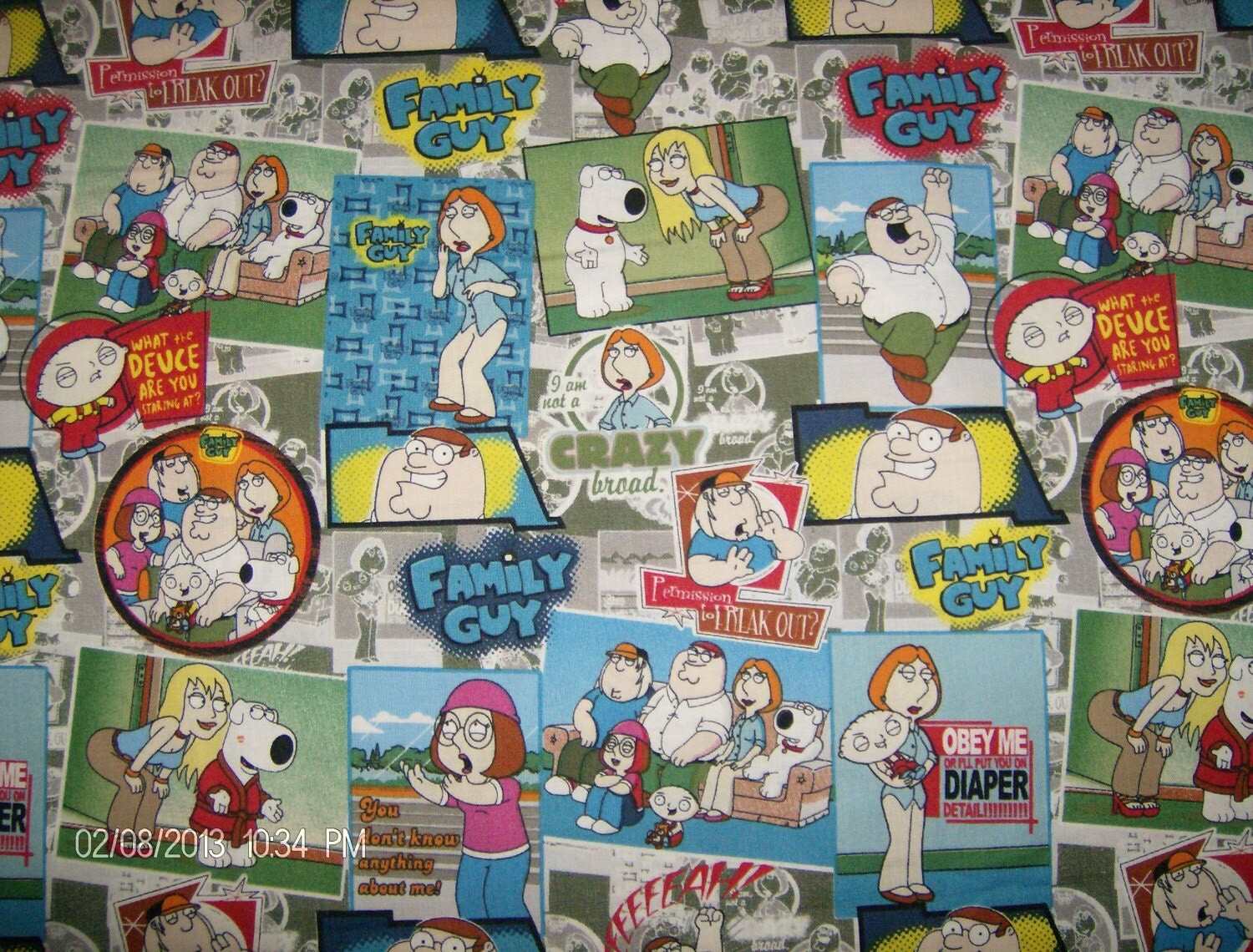The Family Guy Surgical Scrub Top / X Small XX Large