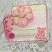 Baby Girl Scrapbook, Baby Album, Grandmother Gift, Small Brag Book Photo Album