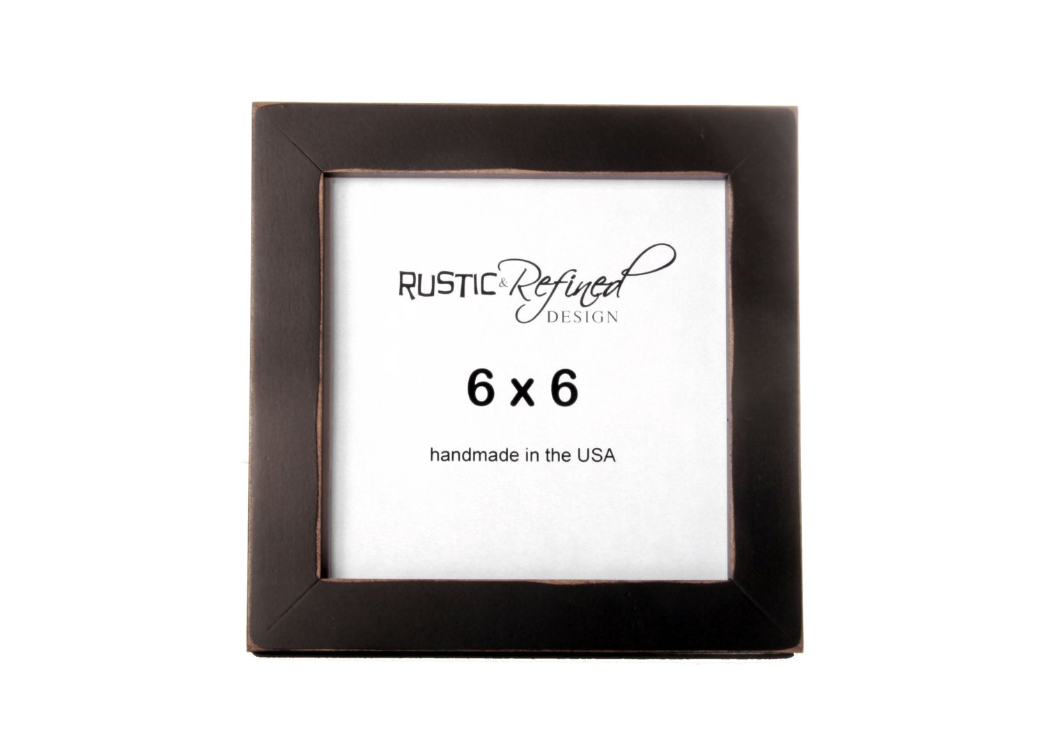 6x6 Gallery 1 picture frame with Black