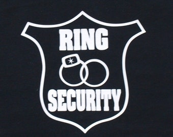 Ring Bearer Shirt, Ring Security Shirt, Customize with his name