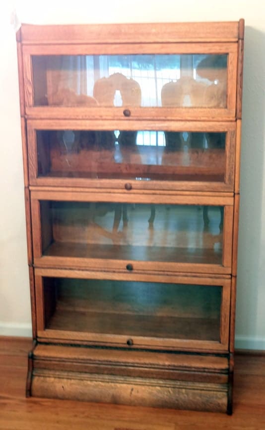 Antique Lawyers Barrister Bookcase Vintage FREE SHIPPING