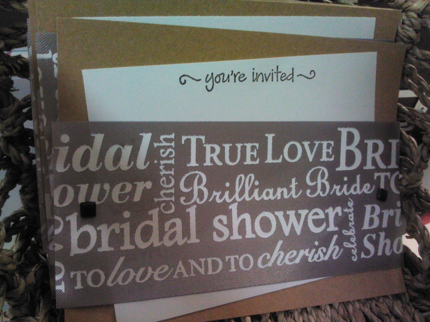 Bridal Shower Invitations Set of 48