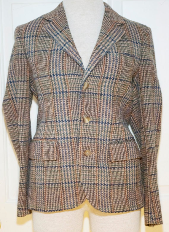 Vintage Womens' Multicolored Tweed Blazer by BroadwayVintage