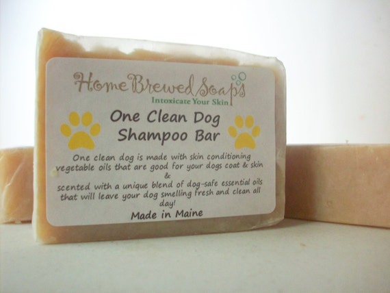 All Natural Dog Shampoo Soap for Dogs Beer Soap by HomeBrewedSoaps