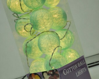 20 Bulbs Carnival Night Light cotton ball string lights for