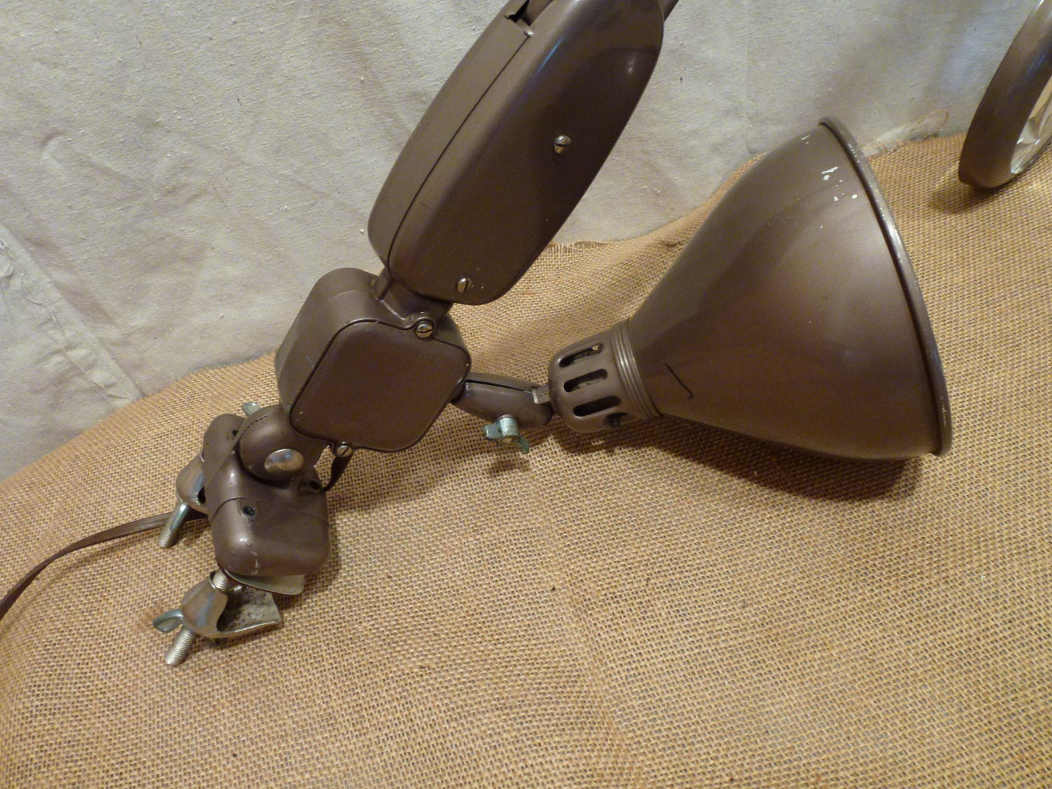 Industrial Desk Lamp Magnifying glass Drafting Table Lamp