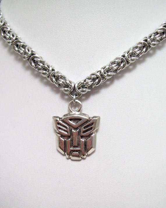 Items similar to mens necklace, Transformers, necklace, autobots, mens
