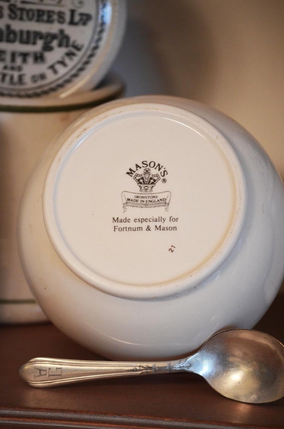 Vintage English Mustard Pot Fortnum and Mason Made In