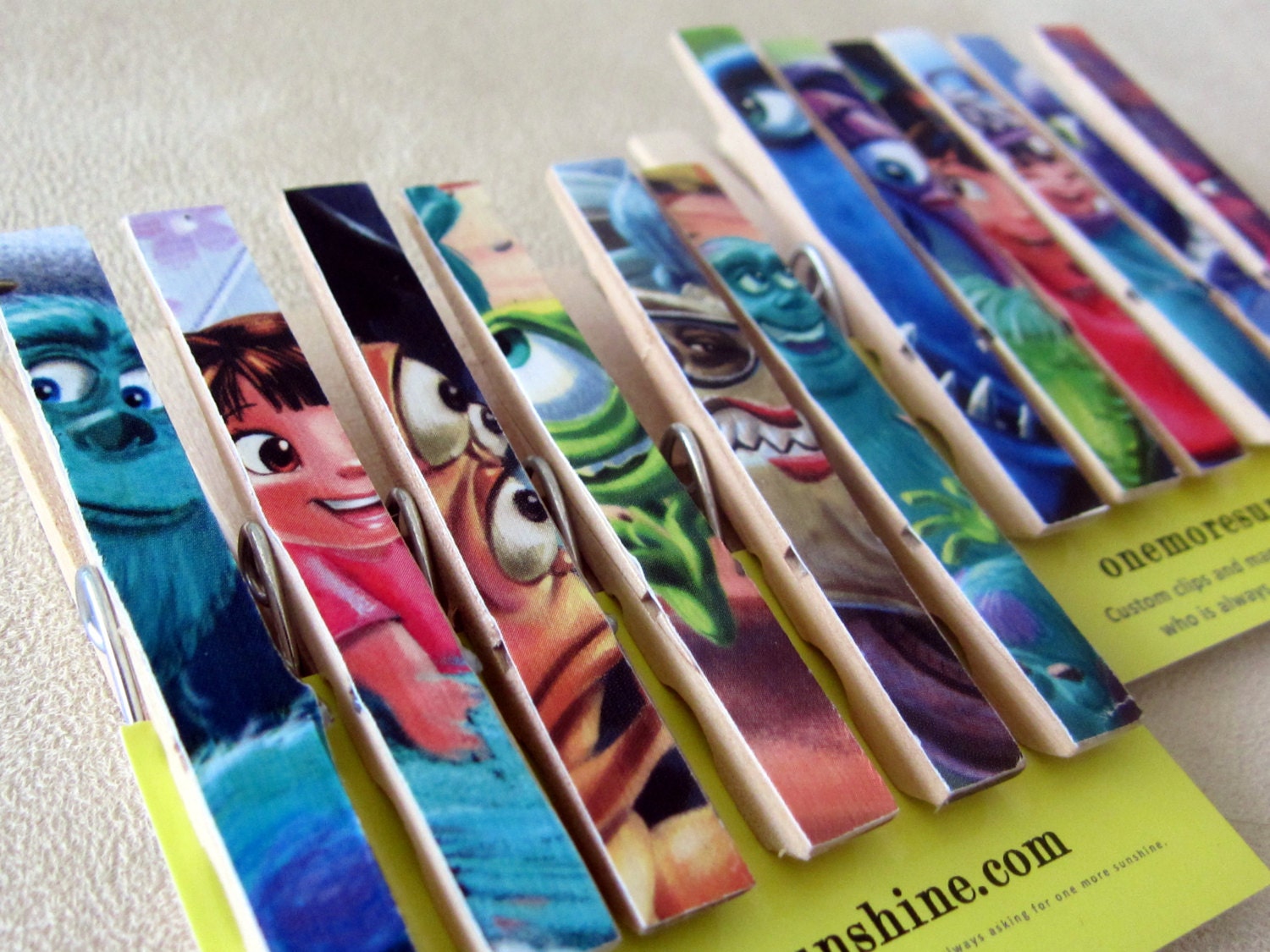 Monsters Inc. Birthday Favors or Treat Bag by OneMoreSunshine