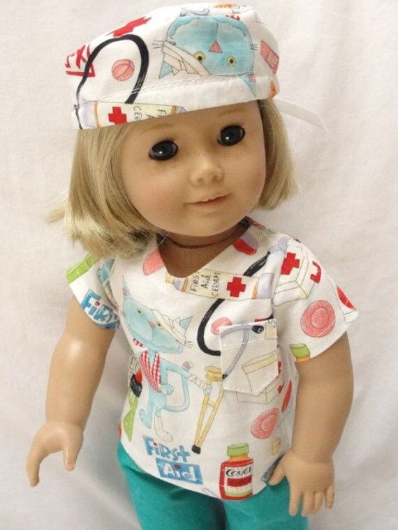 american-girl-doll-scrubs-doctor-nurse-dentist-or-etsy-doll-clothes