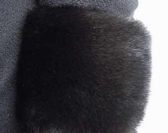 Real Ranch Mink Fur Detachable Cuffs made in usa new