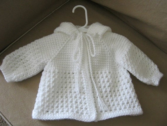 newborn white sweater set
