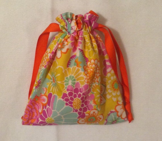 Items similar to Small Drawstring Project Bag on Etsy