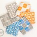 LAST AVAILABLE Fat Quarter Bundle Hipster Mirrah Leaf and Rain Drop, 6 Pieces, Holli Zollinger, Riley Blake Designs, 100% Cotton, C520