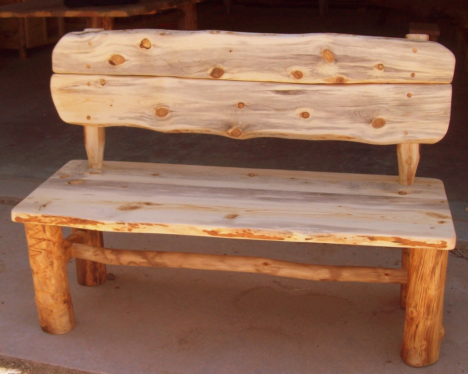 Wedding Guest Book Alternative Rustic Wood Bench By