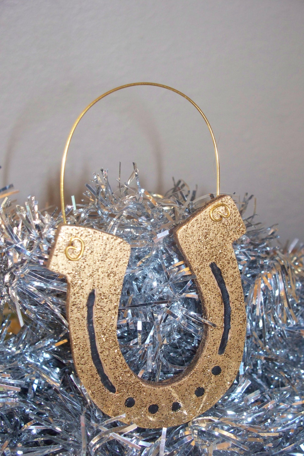 Horseshoe Ornament just in time for St Patrick's DayThese