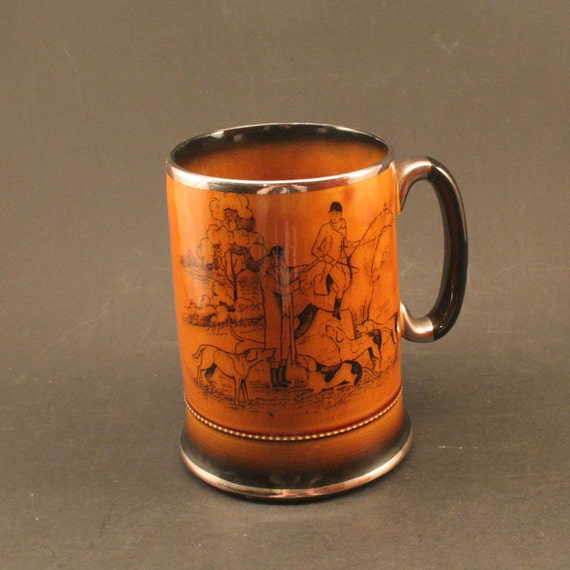 Vintage Arthur Wood Mug Coaching and Hunting Days by ChompMonster