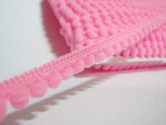 trim by yard the pink pom pom Pom Mini Pom Trim, Trim, cm), pom Pom size Trim Pom pom Pink 0.5 (pom