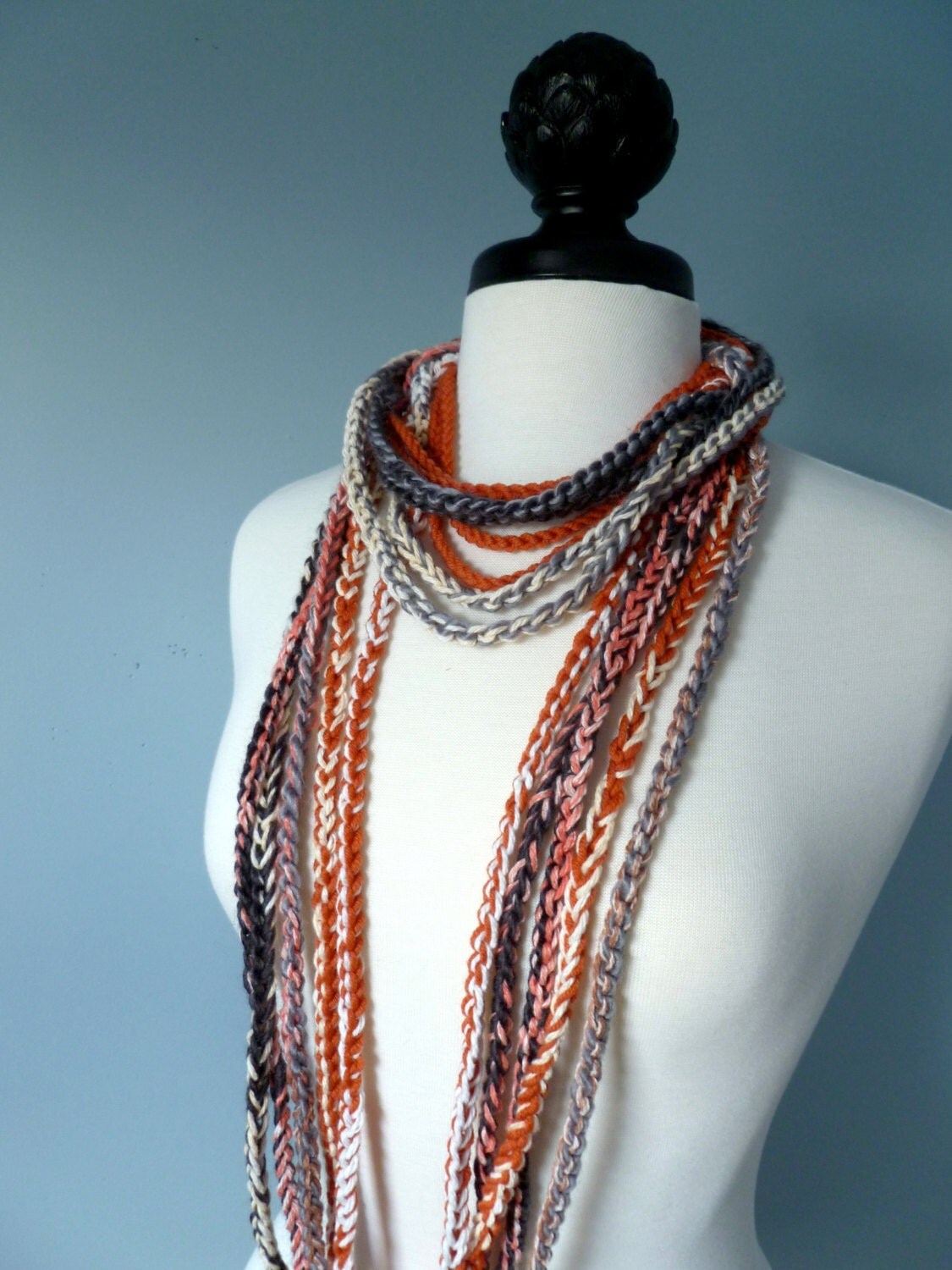 Crocheted Necklace Scarf