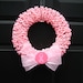 Find a Cure Pink Breast Cancer Awareness Beaded Wreath