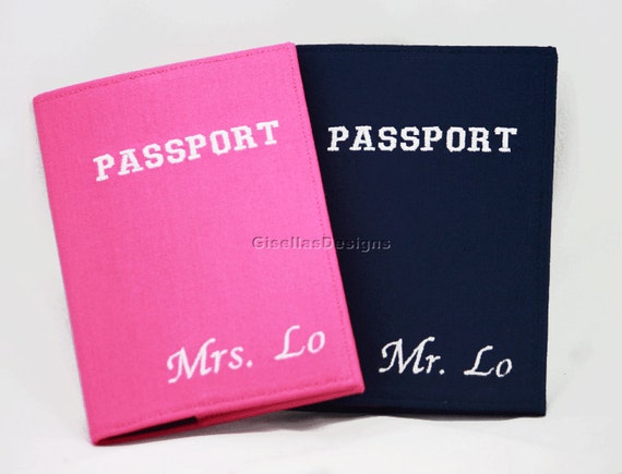 mr and mrs passport covers