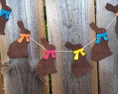 SALE Chocolate Easter Bunny Garland Bunting Il_170x135