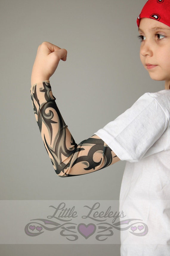 youth tattoo sleeve shirt