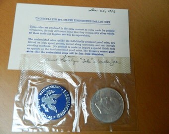 1972 eisenhower uncirculated silver dollar value