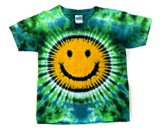 how to make a smiley face tie dye shirt