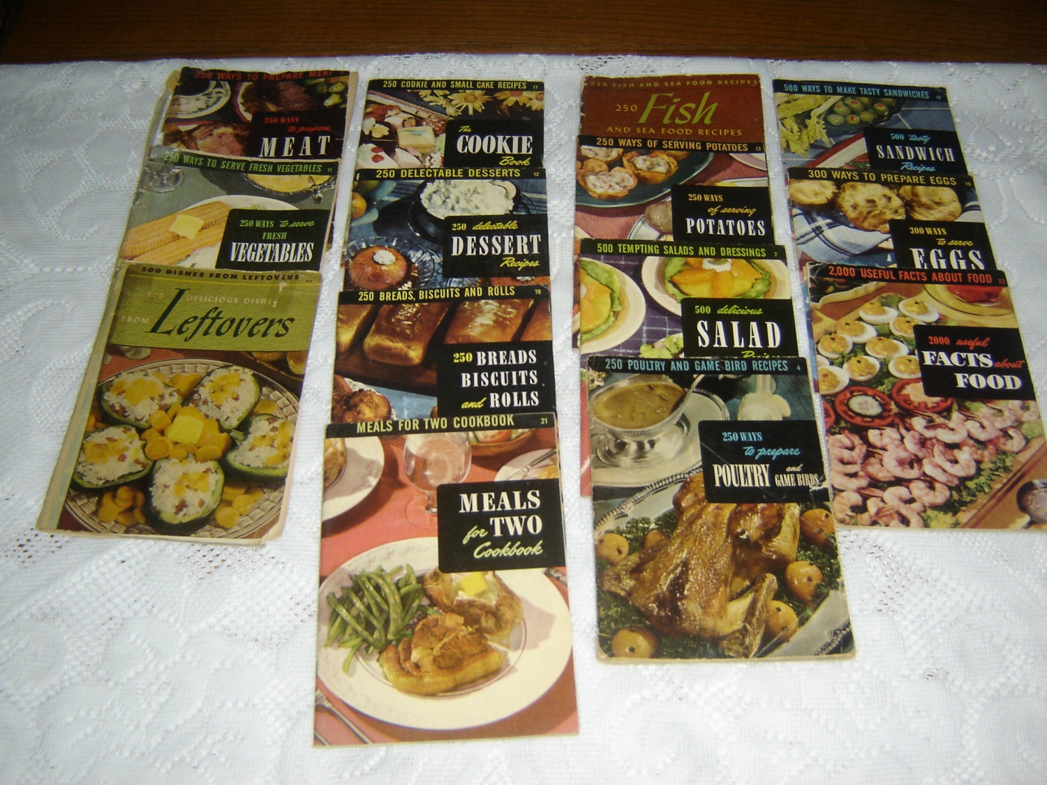 Encyclopedia of Cooking series 14 vintage cookbooks by nonnasshop