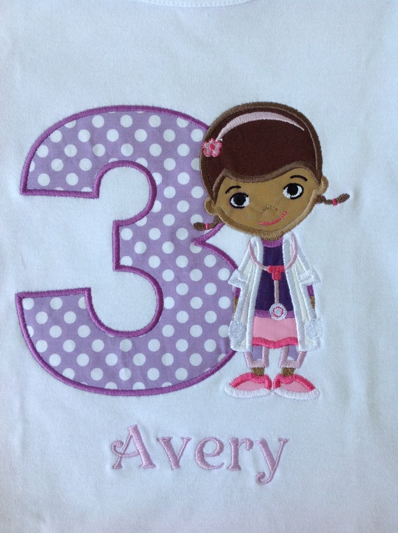 doc mcstuffins 3rd birthday shirt